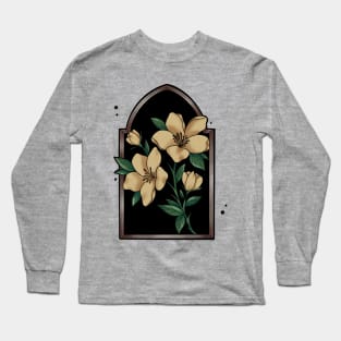 Yellow florals Long Sleeve T-Shirt